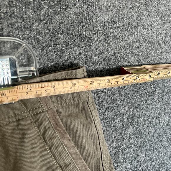 Quiksilver Shorts Mens 38 Beige Cargo Heavy Y2K Surf Skater Pockets Outdoors - Picture 6 of 12